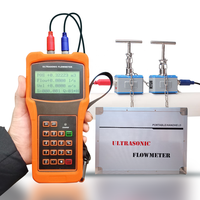 Medidor de Flujo Ultrasónico Digital Portátil TUF-2000H de 220V, Tipo Abrazadera, para Aguas Residuales, Desechos, Industria de Azúcar y Bebidas, OEM