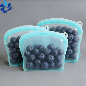 Sacs de conservation en silicone de qualité alimentaire, grande capacité, auto-scellants, pour fruits, légumes, lait, utilisables au micro-ondes, réutilisables - Product Image 2
