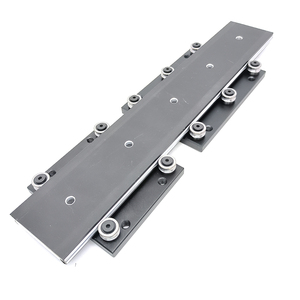 폭 50mm 무료 충전 모든 길이를 절단 맞춤형 구멍 산화 블랙 내장 이중 축 선형 가이드 레일 OLGD50 OSGR10 OLG50 - Product Image 2