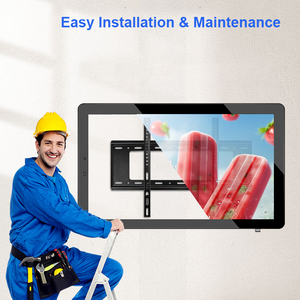 Ngoài trời không thấm nước 2000 nits màn hình quảng cáo HD <span class=keywords><strong>LCD</strong></span> 32 43 49 55 65 inch Wall Mount kỹ thuật số biển hiển thị cho bán lẻ IP65 - Product Image 5