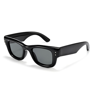 クラシックヴィンテージスクエアリベットサングラス男女兼用<span class=keywords><strong>2026</strong></span>デザインファッション厚フレームメンズパンク長方形レトロフィッシングサングラス - Product Image 5