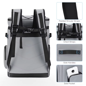 Ba lô giữ nhiệt chống thấm nước, cách nhiệt, chống rò rỉ, giữ nhiệt, dùng để giao đồ ăn, đựng rượu, dã ngoại, tái sử dụng, di động, cắm trại - Product Image 5