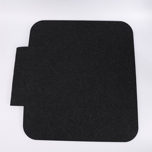 Protector de asiento de coche para asientos de coche para niños-Alfombrilla antideslizante no tejida perforada con aguja negra de 600gsm - Product Image 6