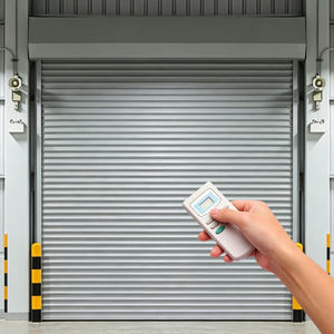 <span class=keywords><strong>Porte</strong></span> à enroulement en alliage <span class=keywords><strong>d</strong></span>'aluminium sur mesure, antivol, télécommande, volet roulant électrique pour garage, entrepôt - Product Image 1