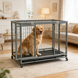 <span class=keywords><strong>Jaula</strong></span> Metálica Plegable de Alta Calidad <span class=keywords><strong>para</strong></span> Mascotas, <span class=keywords><strong>Jaula</strong></span> <span class=keywords><strong>para</strong></span> <span class=keywords><strong>Perros</strong></span> con Parte Superior Abierta, <span class=keywords><strong>Jaula</strong></span> Grande de Hierro <span class=keywords><strong>para</strong></span> <span class=keywords><strong>Perros</strong></span> - Product Image 2