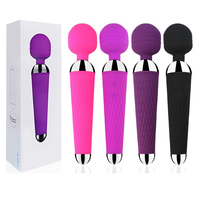 Massage Vibrator AV elektrisches Sex produkt für Erwachsene USB Lades tab 10 Vibrations modi Nippel Clit Massage gerät für Frauen