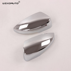 Kit chromé ABS WZXD pour couvre-poignée de porte, couvre-coupe-vent et garniture de rétroviseur pour Ford Escape 2013-2014 - Product Image 6