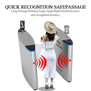 Système automatique de tourniquet de barrière d'aileron de sécurité avec la porte de tourniquet de <span class=keywords><strong>code</strong></span> de l'assistance <span class=keywords><strong>Hs</strong></span> de visage - Product Image 5