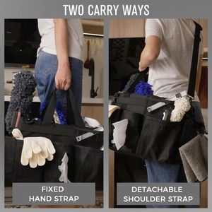 Muestra gratuita de materiales de limpieza: Organizador rodante con asas para limpieza del hogar y lavado de autos - Product Image 3