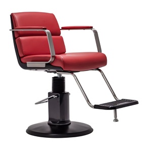 HUIYI Chaise de coiffure en cuir professionnelle de haute qualité Chaise de barbier à prix réduit Chaise de coupe de cheveux pour salon de coiffure vente en gros - Product Image 2