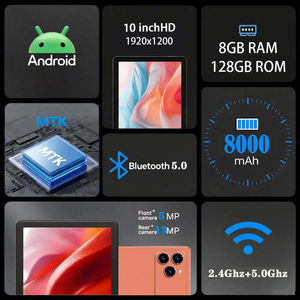 새로운 17 프로 맥스 10인치 안드로이드 14 태블릿 |   8+128GB <span class=keywords><strong>MTK</strong></span> 1920x1200 듀얼 SIM 3G/4G 통화 가능 WiFi 어린이용 - Product Image 4