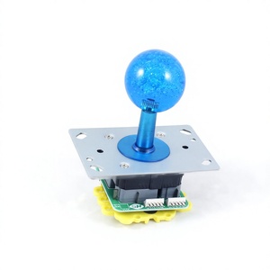 Manette d'arcade Sanwa Joystick 5 broches JAMMA MAME pour machine à monnayeur, garantie 1 an, kits DIY huit directions, en fer et plastique, version anglaise - Product Image 1