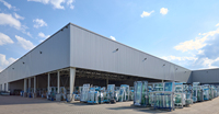 Almacén Moderno Prefabricado con Estructura de Acero |   Construcción de Portales Galvanizados |   Nave Industrial Personalizada