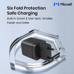 <span class=keywords><strong>Cargador</strong></span> de Teléfono Portátil Miccell PD de 45 W, <span class=keywords><strong>Cargador</strong></span> Rápido GaN con Certificación CE, Adaptador de Pared con Salida Tipo C para iPhone - Product Image 3