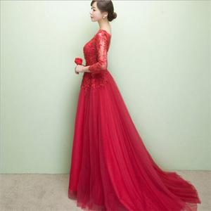 <span class=keywords><strong>Vestidos</strong></span> <span class=keywords><strong>de</strong></span> <span class=keywords><strong>dama</strong></span> <span class=keywords><strong>de</strong></span> <span class=keywords><strong>honor</strong></span> <span class=keywords><strong>de</strong></span> manga larga Chinos <span class=keywords><strong>Baratos</strong></span> <span class=keywords><strong>de</strong></span> encaje con cuentas <span class=keywords><strong>de</strong></span> color/Talla grande por encargo - Product Image 3