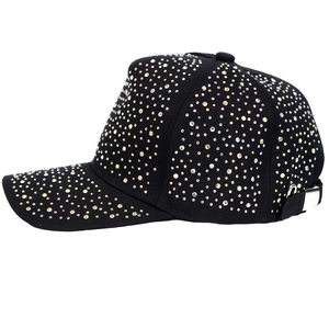 Gorra de Béisbol con Cristales Brillantes, Gorra de Moda Unisex Estilo Hip Hop, Ajustable, Tejido Común de Alta Calidad, Venta Directa de Fábrica - Product Image 5
