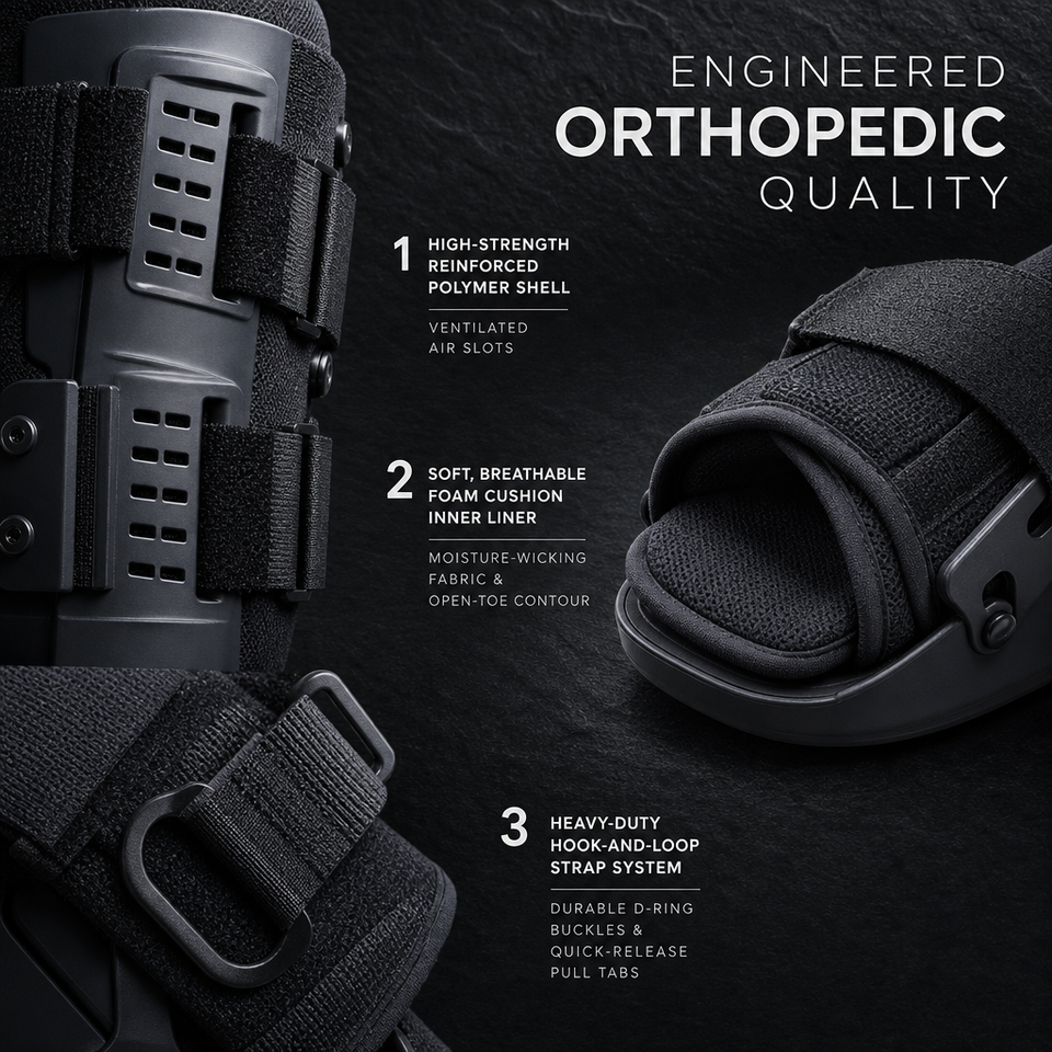 Pneumatic Ankle Foot Orthotic Brace Air Compression Support Splint ...