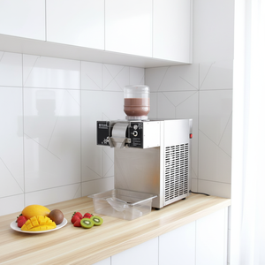 Nueva Máquina de Hielo Raspado de Acero Inoxidable de 750W con 5 Sabores, Totalmente Automática, Consistente, de 1200W, de un Solo Tambor, para Hielo en Copos, Segura para Comida Rápida - Product Image 4