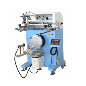 Semi-automatic PC Mineral Water Bottle Cylinder Screen Printing Machine Silk Screen Printer Label Printer 5 Gallon Buckets New