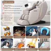 Fauteuil de massage intelligent pour la maison, appui-tête entièrement automatique, multifonctionnel, électrique, zéro gravité, massage corporel complet, musical, à brancher