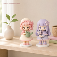 Figurine d'action anime personnalisée en PVC, modèle de personnage de dessin animé, jouet pour boutique de cadeaux dans la collection de boîtes mystères, figurine de statue d'usine OEM