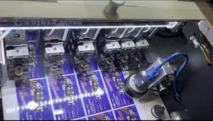VR350 roll digital label die cutting machine high volume label finishing system with cold <b>laminate</b> and slitting - Product Image 5