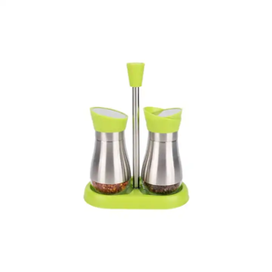 Fournisseur direct Poivrière et salière de <span class=keywords><strong>meilleure</strong></span> qualité avec tamis à manchon en acier inoxydable Pots à épices pour barbecue Salière et poivrière - Product Image 4