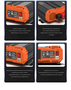 Convertisseur d'énergie à onde sinusoïdale pure haute efficacité 24V 2000W DC vers AC avec écran LCD pour camion, utilisation hors réseau, système de stockage d'énergie domestique - Product Image 6