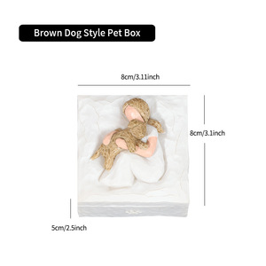 Golden Retriever Gift <b>for</b> Dog Lovers <b>Pet</b> <b>Memorial</b> Keepsake <b>Box</b> Hand Painted Dog Sculpture <b>Pet</b> Loss Condolence Gift <b>for</b> Women - Product Image 6