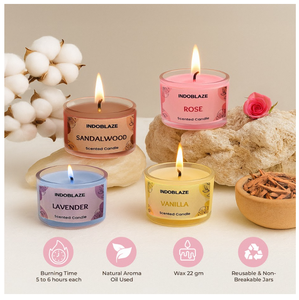 Premium Acrylic Jar Scented <b>Candle</b> <b>Gift</b> <b>Set</b> of 6 Decorative Aromatherapy <b>Candles</b> for Home Decor Special <b>Gifts</b> and Events - Product Image 4