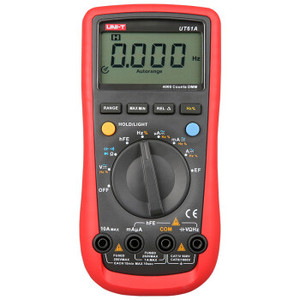 UNI-T UT61A multimètre numérique moderne LCD portable Mini compteur polyvalent AC DC Volt Amp Ohm testeur de capacité - Product Image 3