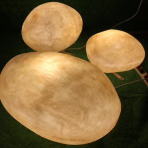 Luz Decorativa Moderna con Diseño de Guijarros para Paisajes Navideños y de Halloween con Iluminación Nocturna Artística - Product Image 1