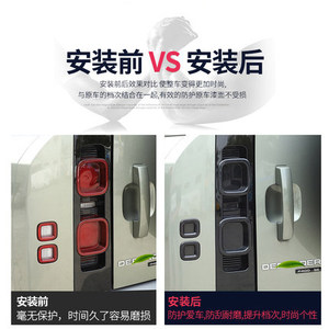 Cubierta de Luz Trasera para Land Rover Defender Jingyuanxin, Repuesto de Plástico Ahumado para Modelos 90 y 110 - Product Image 5