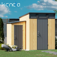 Abri de jardin KENDA en HDPE 8x10 pieds, structure à fixation rapide brevetée pour une montage facile et rapide