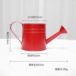 <span class=keywords><strong>Pot</strong></span> en métal de vente chaude peut arrosoir de jardin extérieur arrosoir en métal jardin étain plante arrosoir - Product Image 3