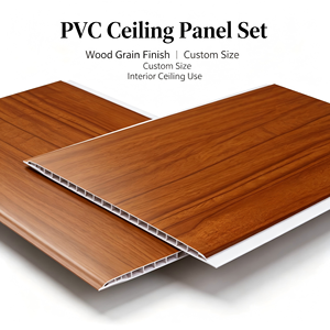 Nouveau matériau de construction, panneau de plafond moderne en PVC laminé imprimé, imperméable et insonorisé, pour usage hôtelier - Product Image 5
