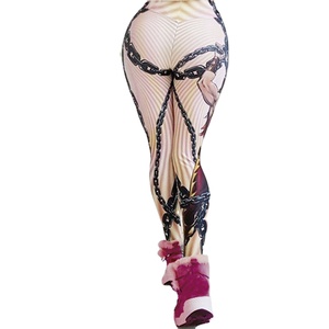 Mallas deportivas sublimadas para mujer, Leggings personalizados, 2021 - Product Image 1