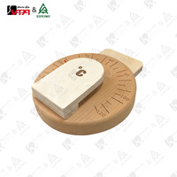 Termometer Higrometer Sauna Profesional Vapasauna VT058 Berbentuk Kayu Termal Teknologi Inframerah Jauh untuk Penggunaan Dalam Ruangan (Merah)