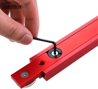 Barre en T en aluminium pour menuiserie, rail de glissière en T, glissière en T, écrou, guide de coupe pour scie à table, barre de glissière pour scie à table