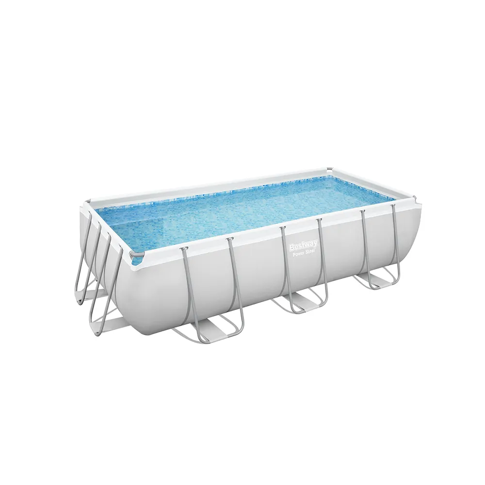 2021 Bestway 56442 4.04m x 2.01m x 1m piscina con struttura rettangolare piscine che nuotano all'aperto