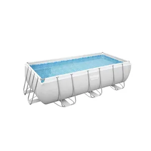 2021 Bestway 56442 4,04 м x 2,01 м x 1 м прямоугольный каркасный набор для бассейна бассейн открытый