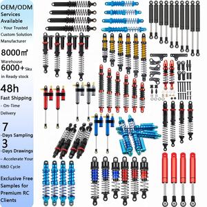 アルミ合金サスペンション構造地形ダンパーショックアブソーバー SCX10 1/10 RC カーパーツ用 - Product Image 1