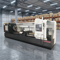Tour CNC robuste CK6180 avec commande GSK/Fanuc |   Moteur et roulement |   Capacité de pièce à travailler de 3000 mm |   Usinage de précision à 2 axes