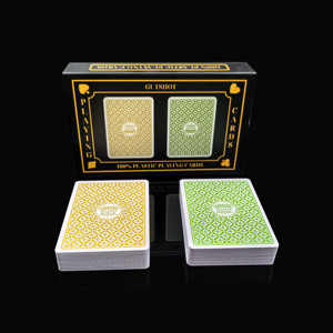 Vật Liệu Nhựa Không Thấm Nước 100% <span class=keywords><strong>PVC</strong></span> Thăng Hoa Chơi Thẻ Với Hộp Phía Trước Và Trở Lại In Ấn Tùy Chỉnh Poker Chơi Thẻ - Product Image 6