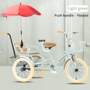 Usine Double Sièges <span class=keywords><strong>16</strong></span>/18/20 <span class=keywords><strong>Pouces</strong></span> 3 Roues Vélo Vélos Marcheur Jumeaux <span class=keywords><strong>B</strong></span>é<span class=keywords><strong>b</strong></span>é Tricycle Trike pour Enfants - Product Image 4