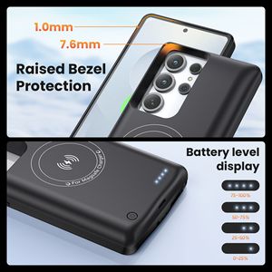 Batterie externe portable sans fil à clipser pour <span class=keywords><strong>Samsung</strong></span> S25 Ultra/24/23/22 Pro - Product Image 5