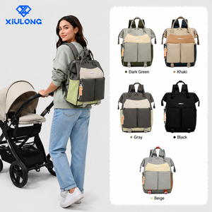 Mochila Impermeable para el Cuidado del Bebé, Diseño con Correa para Cochecito, Gran Capacidad, Múltiples Bolsillos, Bolsa de Viaje para Pañales - Product Image 1