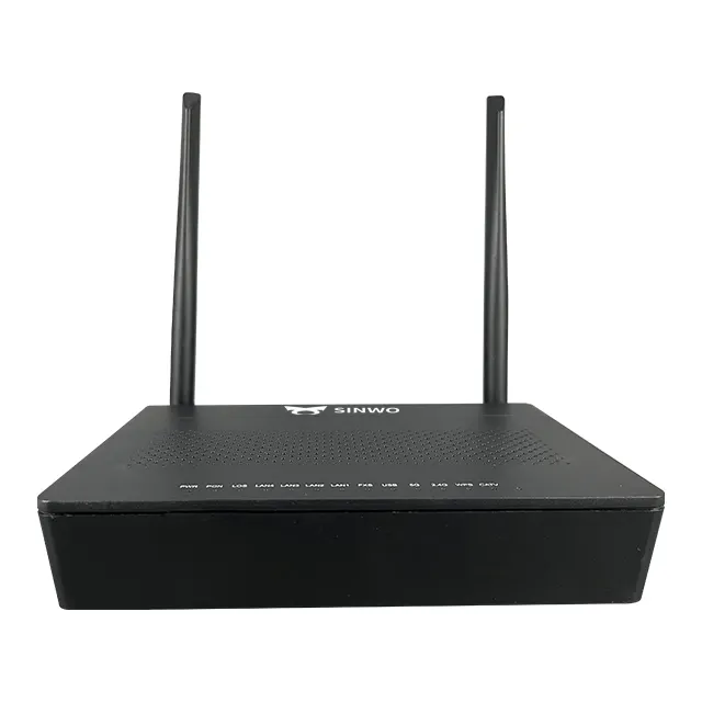 Nova chegada malha wifi 1XGPON + 4GE + 1POTS + 1USB2.0 + WiFi6 FTTx rede ONT ONU Router