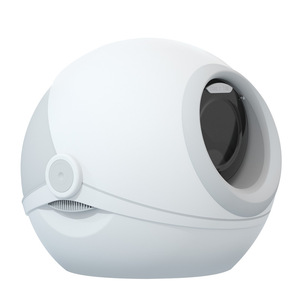 Lettiera per Gatti Meow Planet Completamente Chiusa, Circolare, Grande, Anti-Odore, Anti-Schizzi, Prevenzione Tracciamento Sabbia, in Polipropilene - Product Image 4