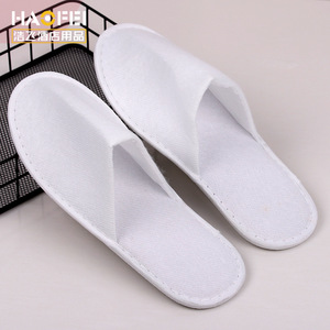 Pantuflas Desechables para Hotel y Spa, 100% Algodón, Suaves, Planas, Punta Abierta, Ecológicas, Duraderas, Cómodas para Viajar - Product Image 2